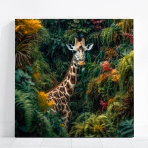 tableau girafe