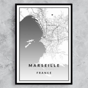 affiche ville Marseille