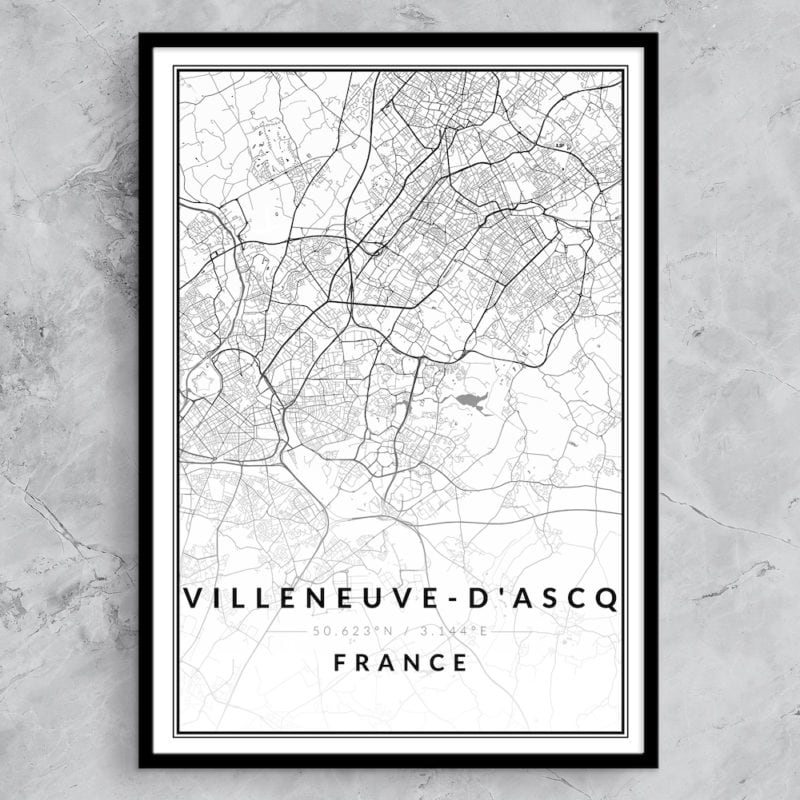 affiche ville Villeneuve-d'Ascq